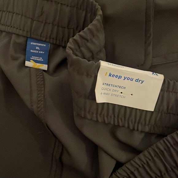 OLD NAVY | Men’s Gray Stretchtech Side Pockets Wide Leg High Rise Pants Size XL - Picture 6 of 7